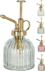 Vandens purkštuvas, stiklinis, 4 skirtingi dizainai, 7,5 x 10 cm