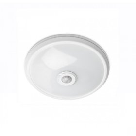 Specialiųjų patalpų LED šviestuvas GTV Italia, 12W, 4000K, 900 lm, su judesio davikliu 360 laipsnių, 220-240V, IP20, baltos sp., 285 x 60 mm, OS-ITL12W-LED