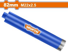 Deimantinė gręžimo karūna WADFOW, šlapiam gręžimui, M22, d-82 mm, 450 mm, WQR1382