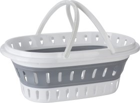 Sulankstomas skalbinių krepšys, 25 l, įvairiaspalvis