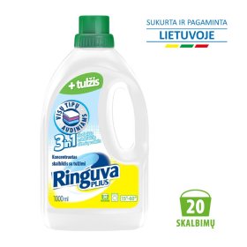 Skystas skalbiklis RINGUVA, 1 l, 3in1, koncentruotas, su tulžimi