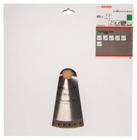 Medienos pjovimo diskas BOSCH Optiline Wood, 305 x 30 x 2,5 mm, 60