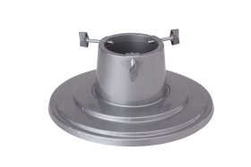 Eglutės stovas "Orbit", skersmuo 10 cm., sidabrinės sp., laiko eglutę iki 2 m.