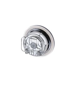 Laikiklis dantų šepetėliams RIDDER 12102100, 55 x 55 x 48 mm, priklijuojamas, plastikinis, skaidrus