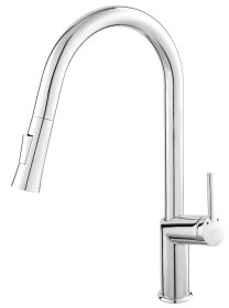 Plautuvės maišytuvas FERRO Conya, su ištraukiamu snapu, chromuotas, BCJ8