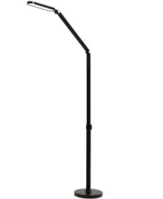 Toršeras G.LUX Gd-Beno-F Black, LED 13W, 700 lm, 5 spalvos temp. reguliavimo funkcija 3000-5000K, dimeriuojama, reguliuojamas aukštis, juodos sp.