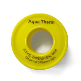 Tefloninė sandarinimo juostelė AQUATHERM, 12mm x 0,075mm x 12m