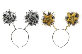 Galvos lankelis WINTERIA New Year, 25 x 25 x 1,5 cm, du skirtingi dizainai