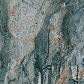 Akmens masės sienų plytelės FOUR TILE Indus River, 60 x 60 cm, 1,44 m2/dėž., glazūruotos, rektifikuotos, poliruotos, paviršius ypač blizgus HG, spl. turkio, ruda