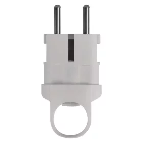Kištukas EMOS P0038, su įž., su kilpa, 3680 W, 250 V~/16 A maks., baltos sp.