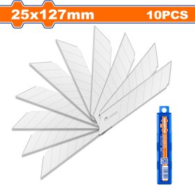Geležtės peiliui WADFOW, laužomos, 25x127 mm, 10 vnt., WMK1K25
