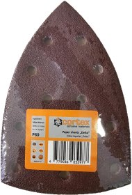 Šlifavimo lapelis CORTEX, DELTA tipo, P60, 100x150 mm, 5 vnt.