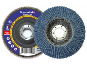 Žiedlapinis šlifavimo diskas SPECIALIST+, 125 mm, cirkonis, Nr. 80