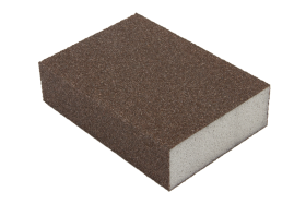 Šlifavimo kempinė FLEXIFOAM, P150 98 x 69 x 26 mm, keturpusė pilka