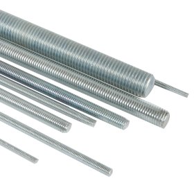 Sriegtas strypas, 10 x 1000 mm, DIN975, 4.8 klasė, cinkuotas