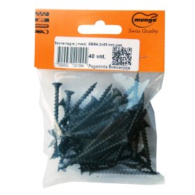 Tolinės vinys, 2,8 - 3,25 x 35 mm 0,5 kg, ZN Cinkuotos