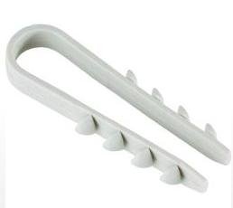 Kabelių tvirtinimo kaištis apkaba BALTPLAST 6-20Mm/10, 6-20 mm, pilkos spalvos, 10 vnt.