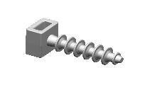 Kabelių tvirtinimo kaištis diubelis BALTPLAST 8Mm, 8 x 37 mm, baltos spalvos, 100 vnt.