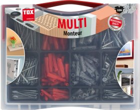 Kaiščių su sraigtais rink. TOX Multi Monteur, 336 vnt.