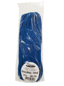 Skalbinių virvė DUGUVA, mėlynos spalvos, 20 m