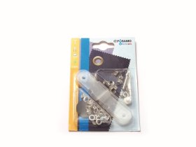 Ąsos ir poveržlės POSAMO VAUKA, 4mm, nikeliuotas žalvaris