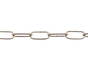 Dekoratyvinė grandinė POSAMO VAUKA, 1609/3,0mm, nikeliuotas plienas, 30 m