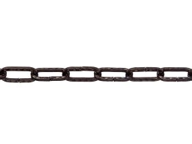 Dekoratyvinė grandinė POSAMO VAUKA, 1625/2,0mm, juodintas plienas, 50 m
