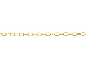 Grandinėlė POSAMO VAUKA, U13/1,0mm, žalvariu dengtas plienas, 50 m