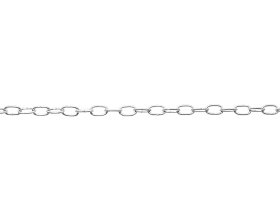 Grandinėlė POSAMO VAUKA, U2/1,4mm, nikeliuotas plienas, 25 m