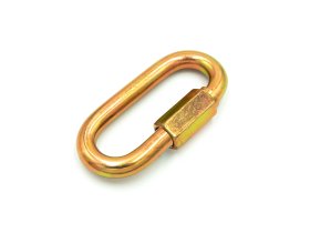 Susukama apkaba POSAMO VAUKA, 6mm, plienas, cinkuotas, geltona spalva