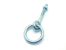 Įsukamasis žiedas POSAMO VAUKA, su metriniu medsraigčio sriegiu, 45 × 70, plienas, galvanizuotas cinku