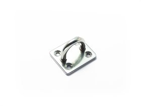 Kampuota tvirtinamoji plokštelė POSAMO VAUKA, 35 × 30 × 5mm, plienas, galvanizuotas cinku