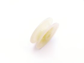 Lyno skriemulys POSAMO VAUKA, 12/40, ne storesniam kaip 6mm lynui, baltos spalvos, plastikas