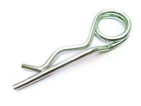 Dvigubas spyruoklinis kaištis POSAMO VAUKA, 5mm, galvanizuotas plienas, Zn