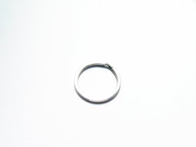 Žiedas raktams POSAMO VAUKA, SL20, plokščias, grūdintas, nikeliuotas plienas