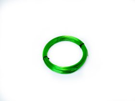 Aliuminio viela POSAMO VAUKA, 2,0mm × 100g (ca. 12m), žalios spalvos