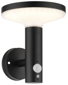 Šviestuvas ORRO, su saulės elementais, sieninis, LED, 4,5 W, 6000 K, IP44, su judesio davikliu, SL112