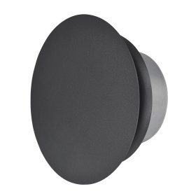 Difuzorius EUROPLAST DMT125A, d125 mm, universalus, antracito sp., metalinis