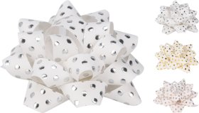 Kaspinėlių rinkinys, 4 vnt., baltos/aukso sp., 295 x 70 x 40 mm