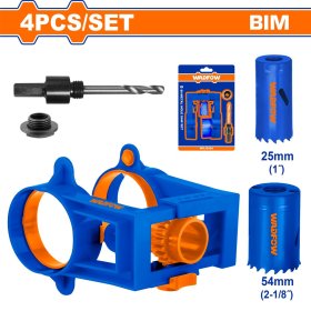 Durų spynos montavimo rinkinys WADFOW, 4 vnt., WKJ2404