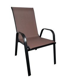 Metalinė kėdė NOVELLY HOME Nh-J7100, 55,5x72,5x95cm, ruda, plienas, maks. apkrova iki 120kg