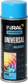 Aerozoliniai dažai INRAL Universal, 400 ml, šviesiai mėlyni, RAL5012
