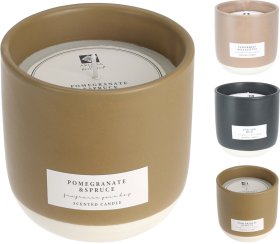 Kvapni žvakė, stikliniame indelyje, 3 skirtingi kvapai ir dizainai