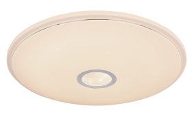 Lubinis LED šviestuvas GLOBO Connor Smart Light, 30W + 5W, 230 V, 2850 lm, 3000/4500/6000 K / RGB, su pultu, dimer., laikmatis, atminties funkcija, 770x70mm, 41386-30SH