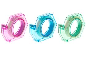 Lipni juosta su laikikliu KAPEL, 18 mm x 35 m, įvairių sp.