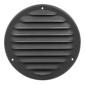 Ventiliacinės grotelės EUROPLAST MR125A, d125 mm, antracito sp., metalinės