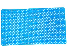 Vonios kilimėlis BENEDOMO, 70 x 38 cm, PVC, su siurbtukais, mėlynas, kilmės šalis Kinija