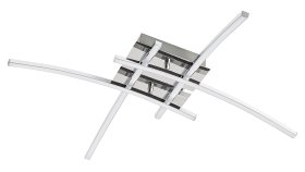 Pakabinamas LED šviestuvas RABALUX Alexis, 4 x 6W, 230V, 4000K, 1920 lm, IP20, metalinis, chromo sp., 480 x 130 x 665 mm, 2503