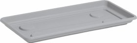 Plastikinė lėkštutė loveliui MEGA, pilkos sp., 75 x 34 x 6 cm..