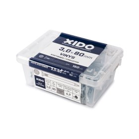 Vinys statybinės XIDO, cinkuotos 3,0x80, 150vnt.